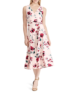 RALPH LAUREN Floral Jersey Dress,250747175001