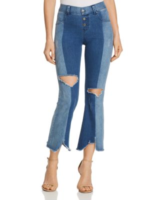 HUE Ultra Soft Two-Tone Cropped Flare 