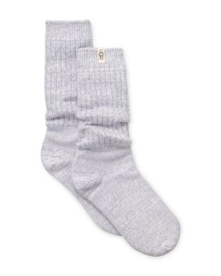 Rib Knit Crew Socks