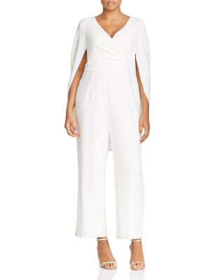 adrianna papell cape jumpsuit