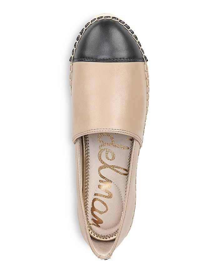 SAM EDELMAN WOMEN'S KRISSY LEATHER ESPADRILLE FLATS