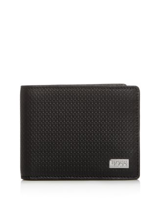 hugo boss brown leather wallet