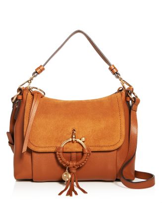 See by Chloé Joan Small Leather & Suede Shoulder Bag Handbags -  Bloomingdale's
