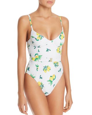 lemon one piece bathing suit