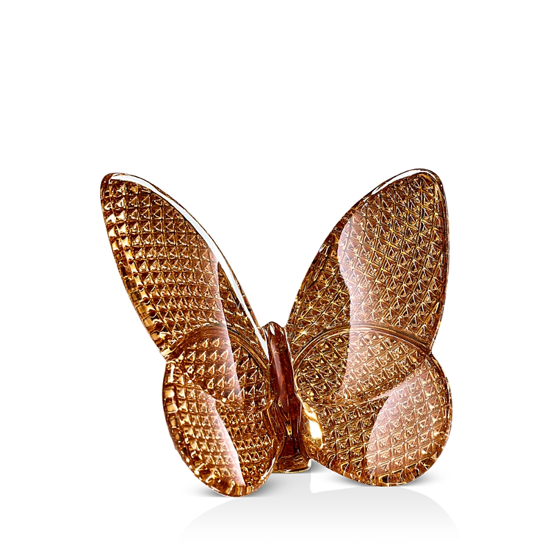 Baccarat 2.5 Lucky Crystal 20K Gold Diamant Butterfly