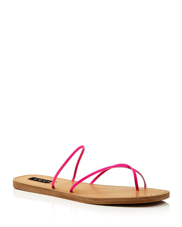 Aqua new arrivals sandals bloomingdale's