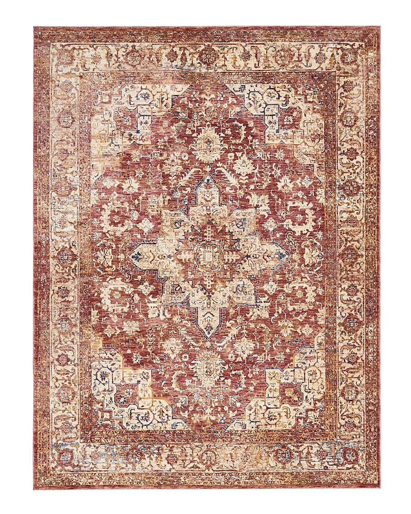 Kenneth Mink Taza Heriz Area Rug, 7'10 X 9'10 In Red