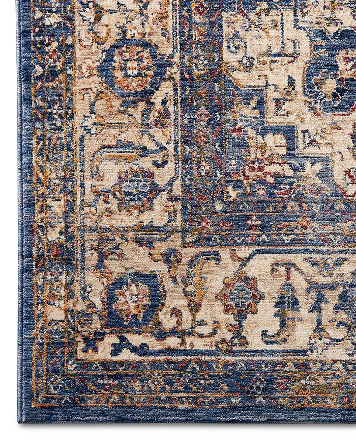Kenneth Mink Taza Heriz Area Rug, 5'3 X 7'6 In Dark Blue