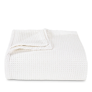 Vera Wang Waffleweave Blanket, Twin In White