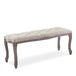 Photos - Other Furniture Modway Regal Vintage French Upholstered Fabric Bench EEI-2794 