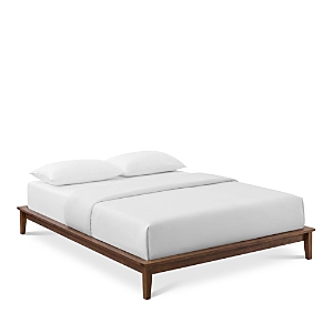 Modway Lodge Full Wood Platform Bed Frame In Cappuccino