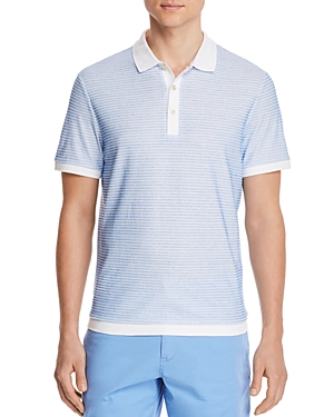 Michael Kors Textured Chevron Classic Fit Polo Shirt - 100% Exclusive In Grecian Blue