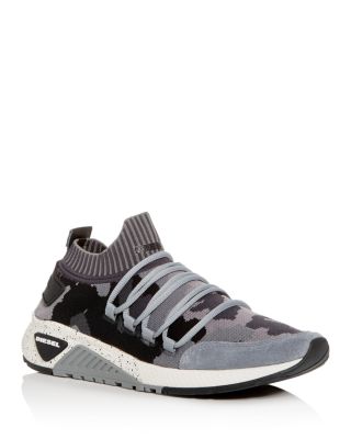 Diesel Men's S-KB Camo Knit Mid-Top 
