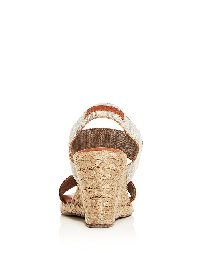 Shop Andre Assous Women's Allison Strappy Espadrille Wedge Sandals In Beige Linen