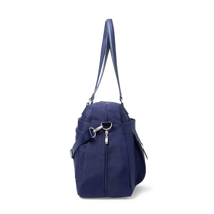 Shop Baggallini Overnight Expandable Laptop Tote With Rfid Phone Wristlet In Navy