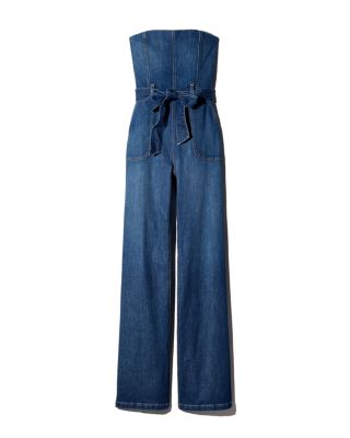 Alice and Olivia Alice + Olivia Susy Strapless Denim