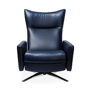 Shop American Leather Stratus Comfort Air Chair In Dulce Black