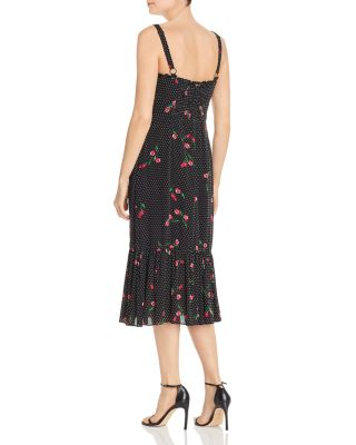 wayf eloise bustier midi dress