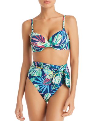 underwire bikini high waisted