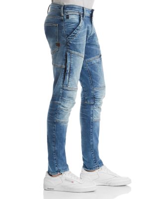 G-STAR RAW Rackam 3D Skinny Fit Jeans in Faded Medium Aged