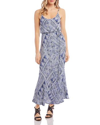 Karen Kane Sleeveless Printed Maxi Dress | Bloomingdale's