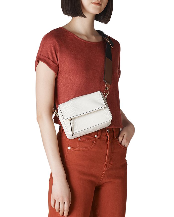 Whistles Relaxed Crewneck Tee In Rust ModeSens