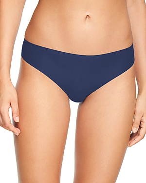 Chantelle Soft Stretch One-size Seamless Thong In Midnight Blue
