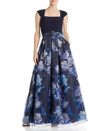 Eliza J Floral Organza Ball Gown | Bloomingdale's