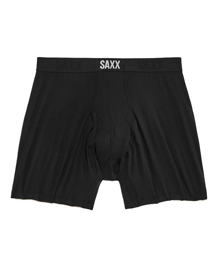 Shop Saxx Ultra Boxer Briefs In Black
