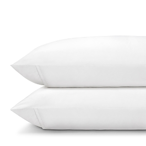 Gingerlily Silk Solid Pillowcase, King In White