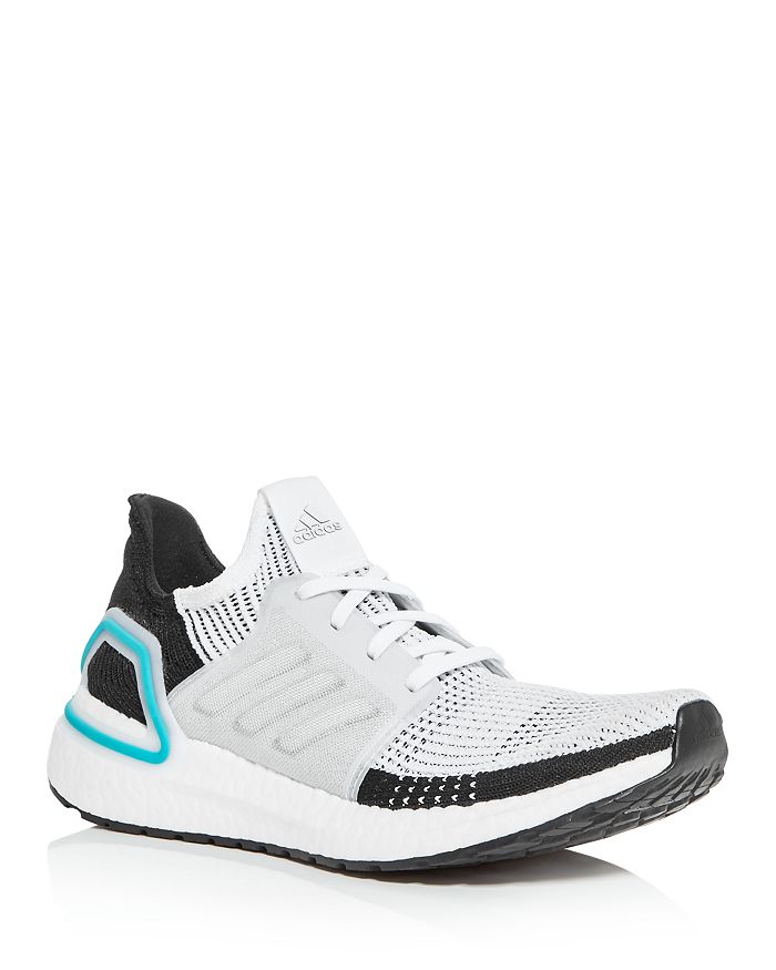 Adidas Originals Men's Ultraboost 19 Primeknit Low-top Sneakers In White/white