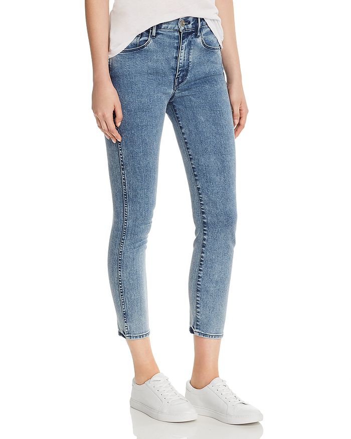 3x1 W3 Authentic High Rise Cropped Straight Leg Jeans in Caller