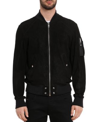Diesel Nikolai Nubuck Leather Jacket | Bloomingdale's