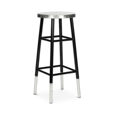 Kenzie 30" Silver Dipped Barstool