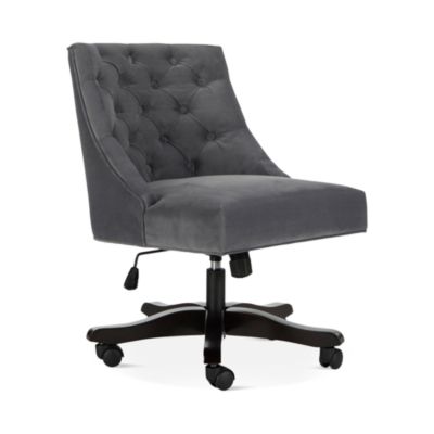 Soho Tufted Velvet Swivel Desk Chair