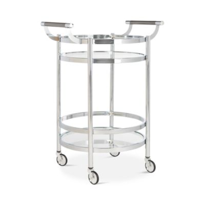 Sienna 2-Tier Round Bar Cart