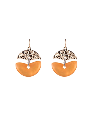 Alexis Bittar Mobile Earrings In Orange/multi