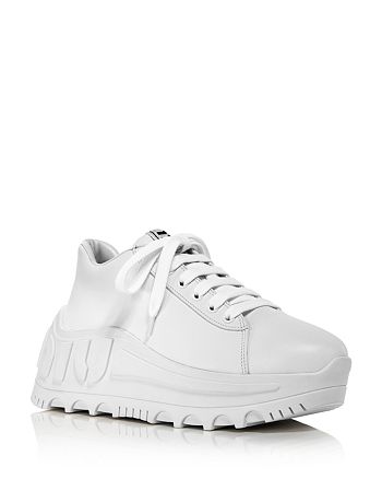 miu miu wedge sneakers