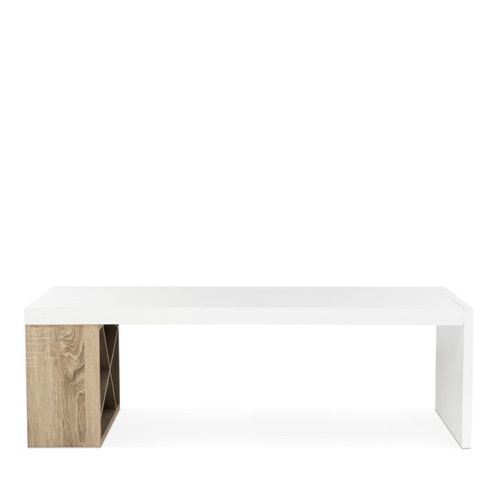 Safavieh Couture Carlton Modern Scandinavian Side Storage Coffee Table In White