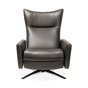 American Leather Stratus Comfort Air Chair In Bison Charcoal