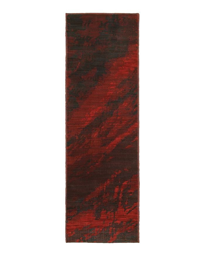 Oriental Weavers Sedona 6367 Runner Rug, 2'3 X 7'6 In Red/charcoal