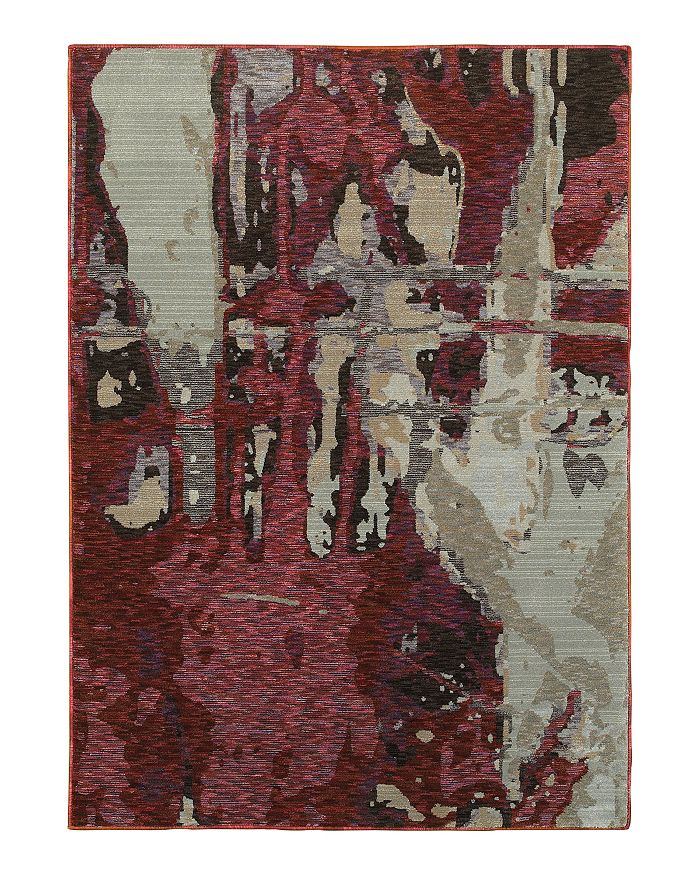 Oriental Weavers Evolution 8028b Area Rug, 8'6 X 11'7 In Red/beige