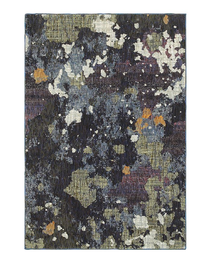 Oriental Weavers Evolution 8029a Area Rug, 1'10 X 3'2 In Navy/green