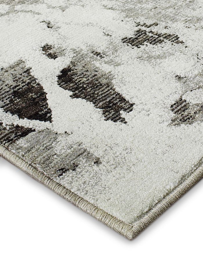 Oriental Weavers Evolution 8035b Area Rug, 1'10 X 3'2 In Charcoal/white