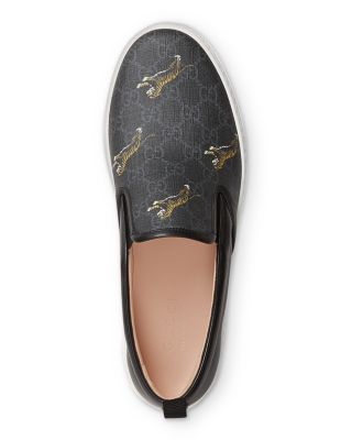 Gucci Men's GG Supreme Tiger Slip-On Sneakers | Bloomingdale's Gucci Men's GG Supreme Tiger Slip-On Sneakers | Bloomingdale's