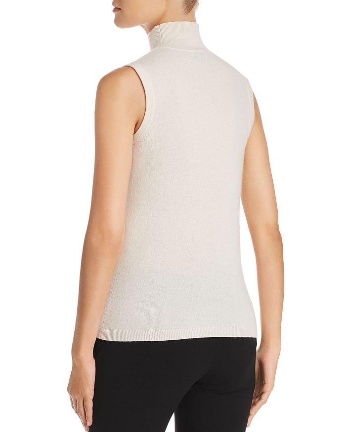 Shop C By Bloomingdale's Sleeveless Cashmere Sweater - 100% Exclusive In Ivory