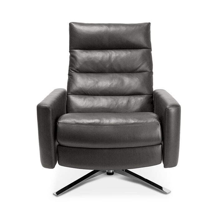 American Leather Cirrus Comfort Air Recliner In Bison Charcoal