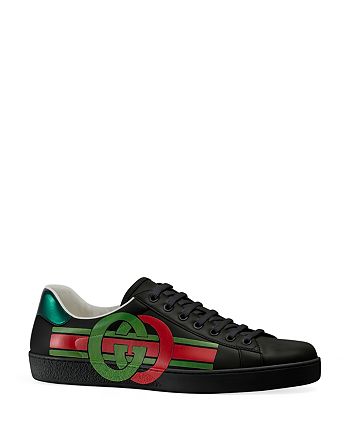 Gucci Men's Ace Interlocking-G Lace-Up Sneakers | Bloomingdale's