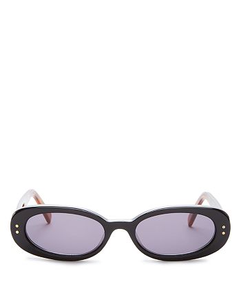 Le Specs Luxe - Women's The Outlaw Oval Sunglasses, 51mm