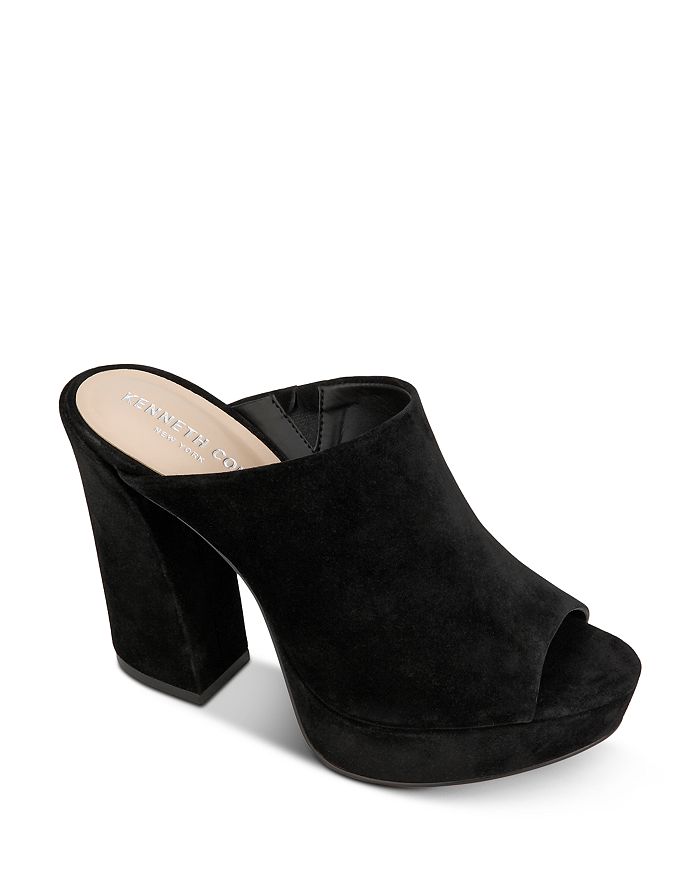 Kenneth Cole Women's Gracen Platform Mule Sandals In Black